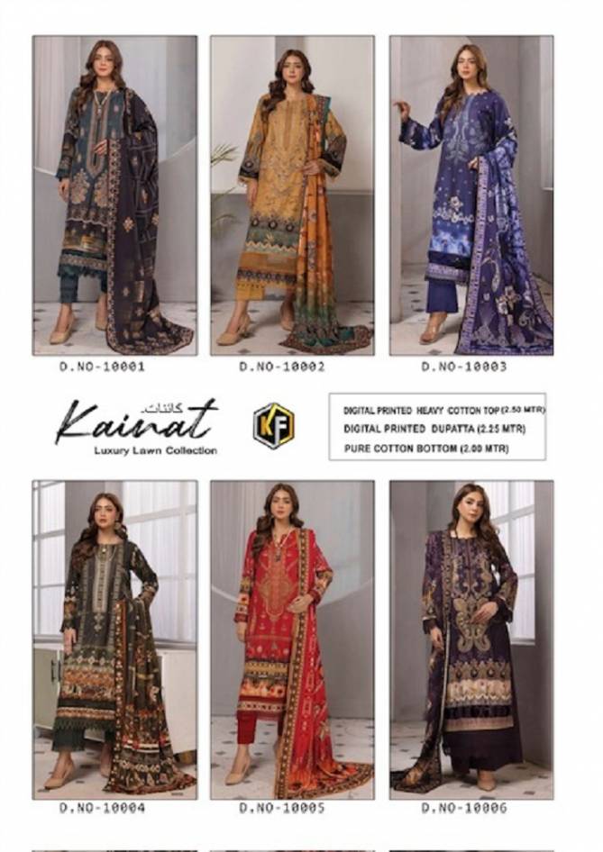 Kainnat Vol 10 By Keval Lawn Cotton Pakistani Dress Material Wholesale Online